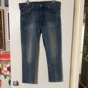 Levi’s mens 510 denim blue jeans.
